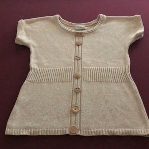 Coldwater Creek beige s/s sweater